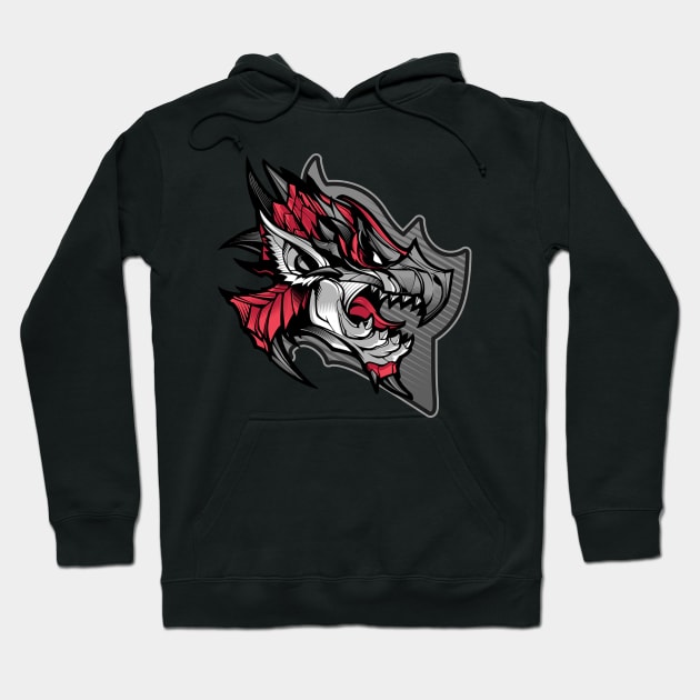 rathalos Hoodie by sample the dragon